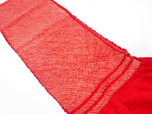 正絹　振袖用　絞り　帯揚げ